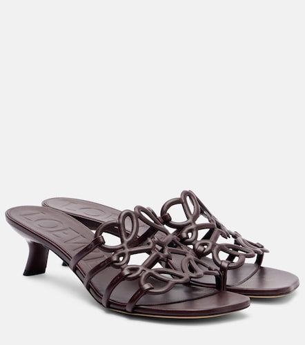 Mules Petal de piel con anagrama - Loewe - Modalova