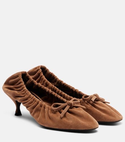 Pumps Gather Around 50 in suede - Herbert Levine - Modalova