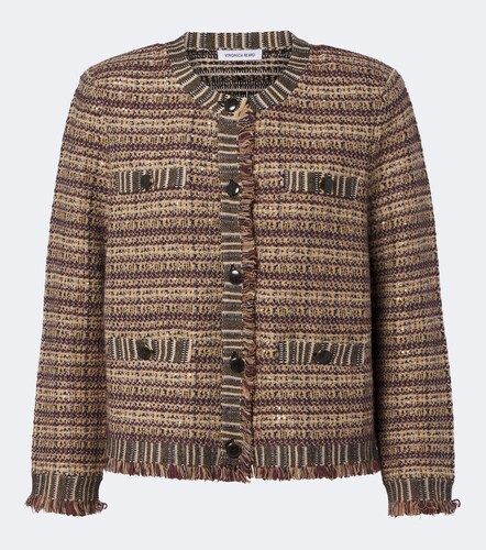 Chaqueta cropped Sariyah de tweed bouclé - Veronica Beard - Modalova