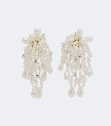 Crystal-embellished drop earrings - Simone Rocha - Modalova