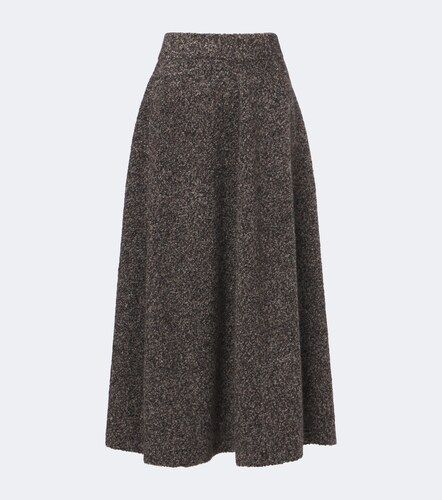 Gonna midi in cashmere, seta e lana - Agnona - Modalova