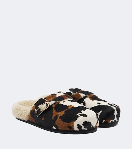 Clogs Vasilitsa aus Leder mit Lammfell - Ancient Greek Sandals - Modalova