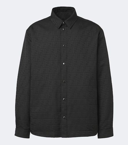 Giacca camicia FF Zucca in jacquard - Fendi - Modalova