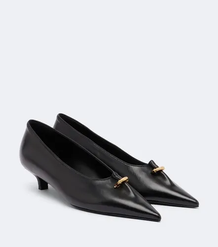 Pierced embellished leather pumps - Toteme - Modalova