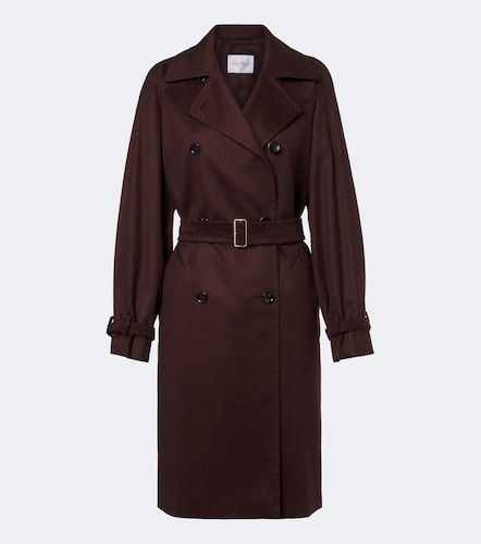 Double-breasted cashmere trench coat - Max Mara - Modalova