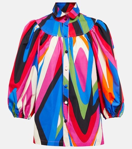 Pucci Blusa in cotone con stampa - Pucci - Modalova
