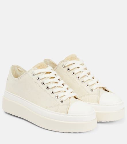 Austen suede-trimmed sneakers - Isabel Marant - Modalova