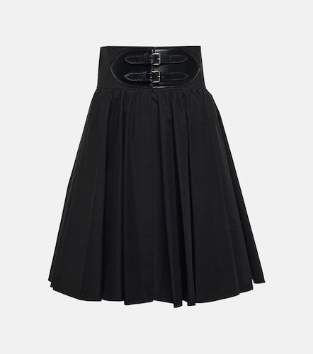 Alaïa Falda de algodón con cinturón - Alaia - Modalova