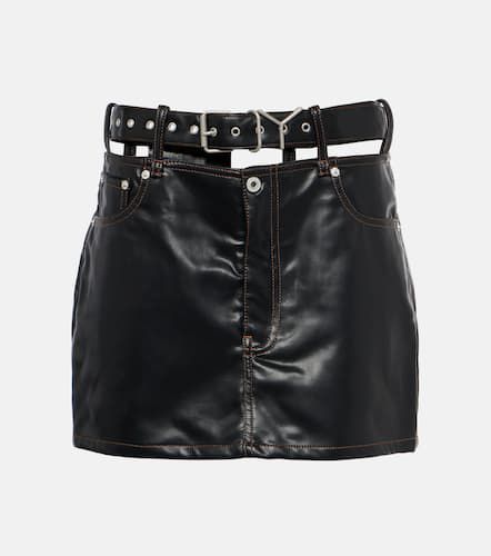 Y/Project Faux leather miniskirt - Y/Project - Modalova