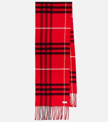 Check wool and cashmere scarf - Burberry - Modalova