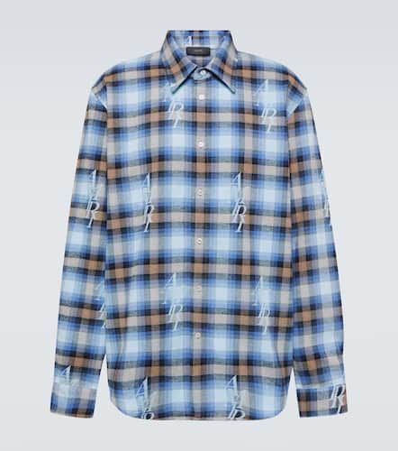 Staggered logo checked flannel shirt - Amiri - Modalova