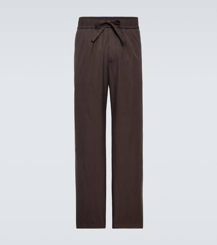 Cotton and silk poplin pants - Dolce&Gabbana - Modalova