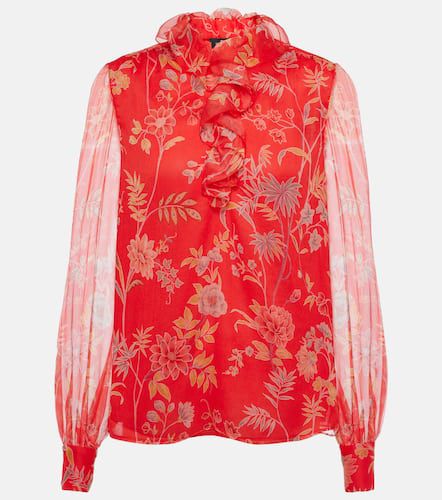 Etro Floral ruffled silk blouse - Etro - Modalova