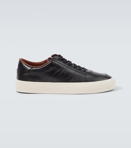 Moncler Monclub leather sneakers - Moncler - Modalova