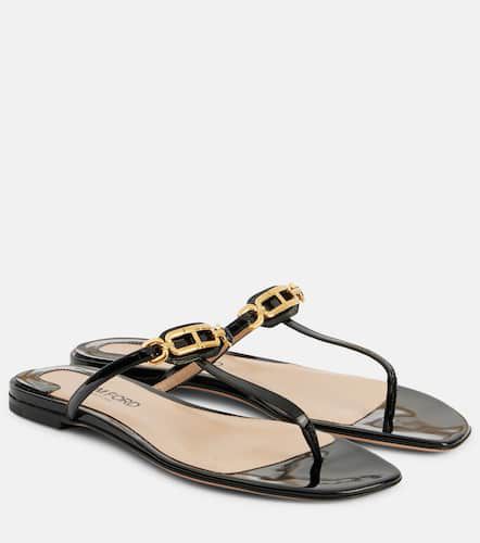 Whitney patent leather thong sandals - Tom Ford - Modalova