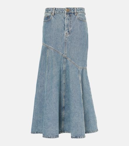 Gonna midi di jeans Illustration - Zimmermann - Modalova