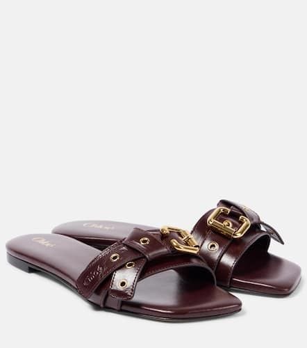 ChloÃ© Mae embellished leather sandals - Chloe - Modalova