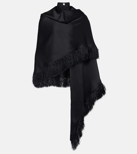 Toteme Fringed charmeuse scarf - Toteme - Modalova