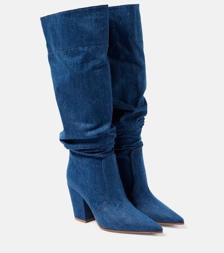 Keinna 85 denim over-the-knee boots - Gianvito Rossi - Modalova