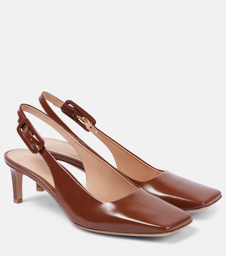 Patent leather slingback pumps - Gianvito Rossi - Modalova