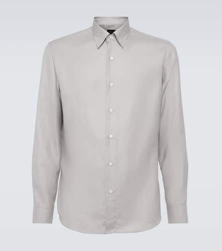 Silk, cashmere, and linen shirt - Brioni - Modalova