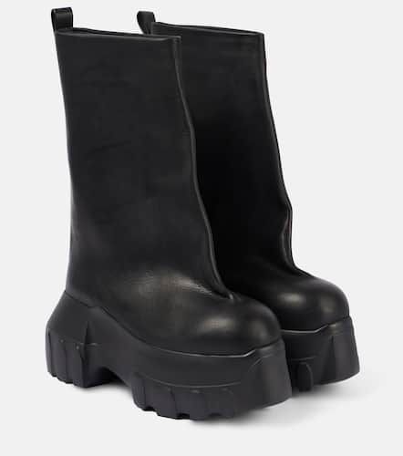 Botines Mega Tractor de piel - Rick Owens - Modalova