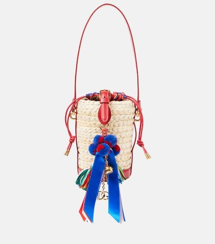 Secchiello Taormina Carla Medium in rafia - Dolce&Gabbana - Modalova