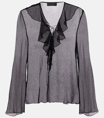 Gisella ruffled silk chiffon blouse - Nili Lotan - Modalova