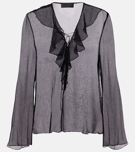 Gisella ruffled silk chiffon blouse - Nili Lotan - Modalova