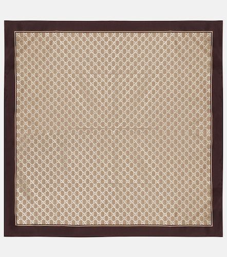 Gucci Sciarpa in twill di seta GG - Gucci - Modalova