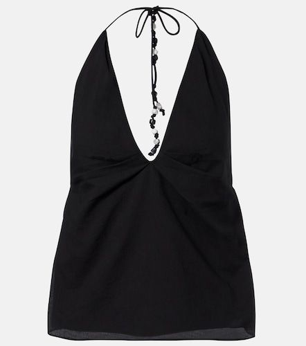 Top Azura de algodón con cuello halter - SIR - Modalova