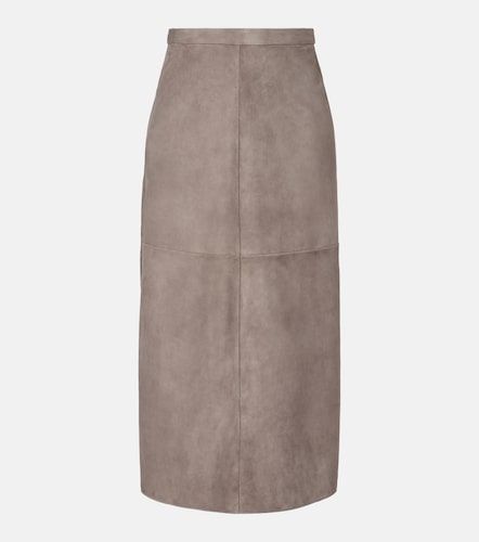 S Max Mara Suede midi skirt - 'S Max Mara - Modalova