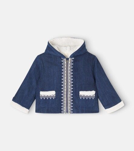 Chaqueta Melvette de denim bordada - Louise Misha - Modalova