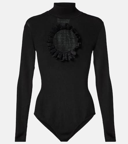 X Christopher Kane lace-trimmed cutout bodysuit - Self-Portrait - Modalova