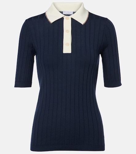 Polo in lana e cashmere - Brunello Cucinelli - Modalova