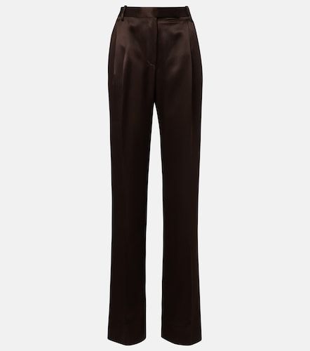 Tom Ford Pantaloni regular in seta - Tom Ford - Modalova