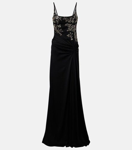 McQueen Draped embellished gown - McQueen - Modalova