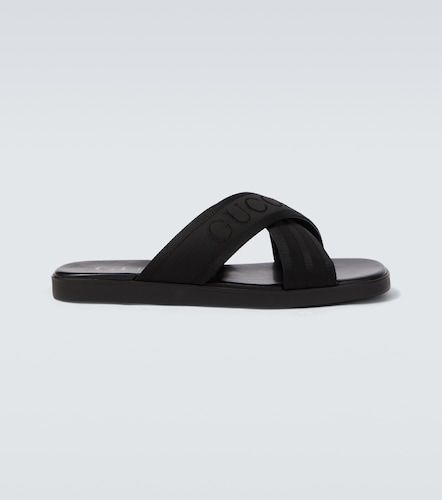 Sandalias de jacquard con logo - Gucci - Modalova