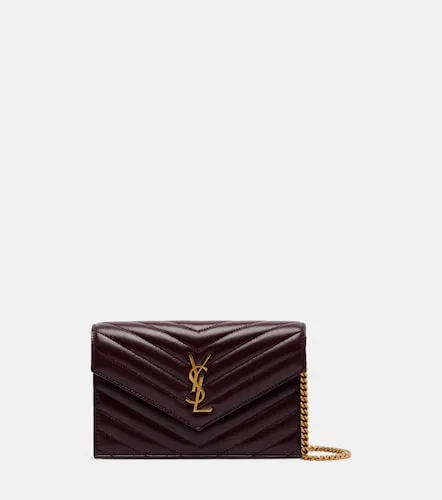 Cartera con cadena Cassandre Envelope de piel - Saint Laurent - Modalova
