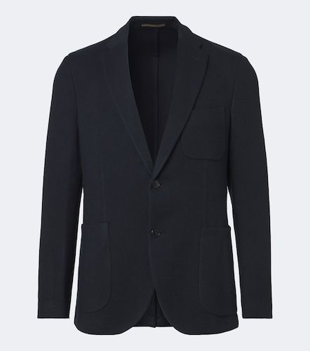 Single-breasted wool-blend blazer - Incotex - Modalova