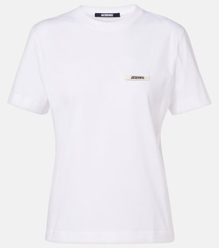 Camiseta de jersey de algodón con logo - Jacquemus - Modalova