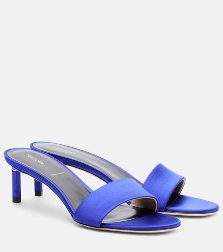 Tom Ford Mules T Icon 55 de satén - Tom Ford - Modalova