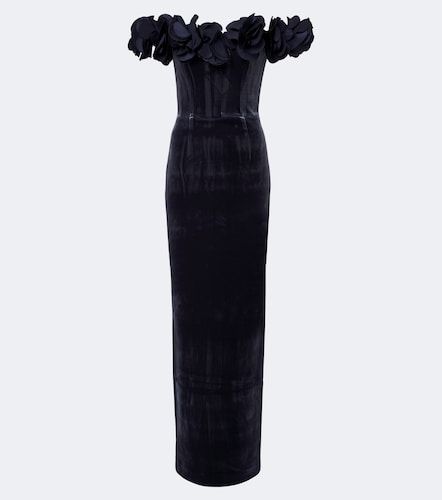Bustier-Robe Rosette aus Samt - Rebecca Vallance - Modalova
