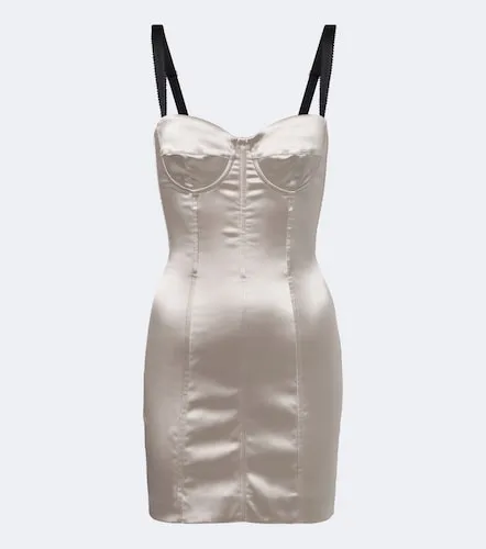 Dolce&Gabbana Satin corset dress - Dolce&Gabbana - Modalova