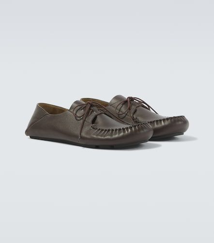 Loewe Rambla leather boat shoes - Loewe - Modalova