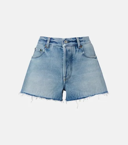 Miu Miu Shorts de denim con flecos - Miu Miu - Modalova