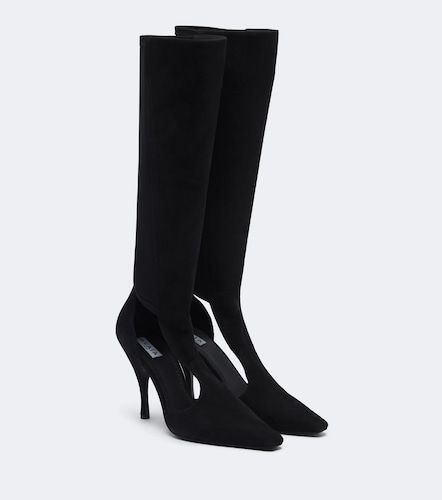 Alaïa Botas altas de ante con aberturas - Alaia - Modalova
