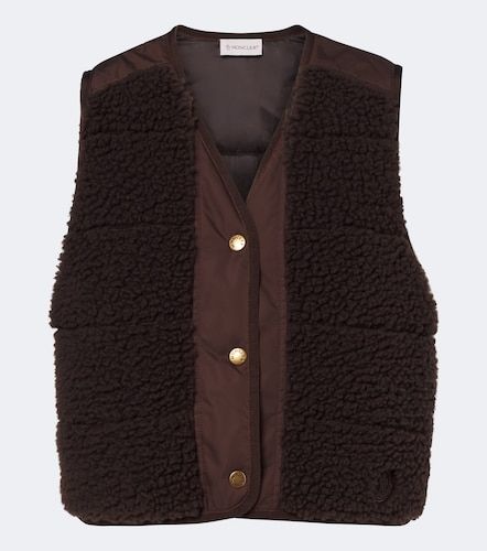 Moncler Gilet in teddy - Moncler - Modalova
