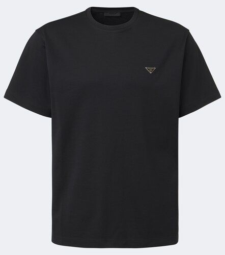 Prada Logo cotton jersey T-shirt - Prada - Modalova