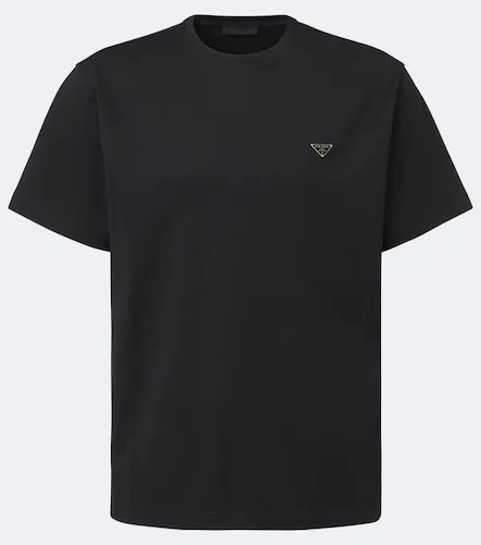 Prada Logo cotton jersey T-shirt - Prada - Modalova